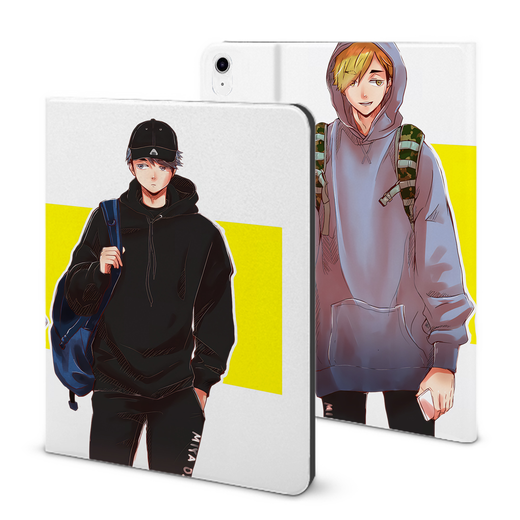 （画像用） 呪術廻戦 Jujutsu Kaisen IPad ケース ブック型 PUレザー TPU 耐衝撃 軽量 薄型 ペン収納なし 全面保護 IPad 各モデル対応
